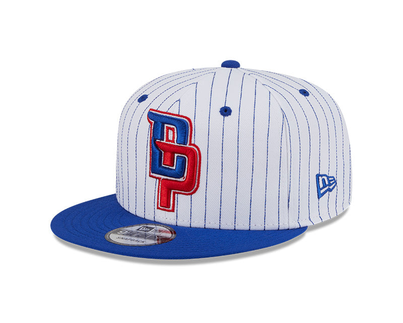 New Era Detroit Pistons Deceptor Pinstripe 9FIFTY Snapback Hat