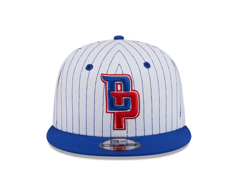 New Era Detroit Pistons Deceptor Pinstripe 9FIFTY Snapback Hat
