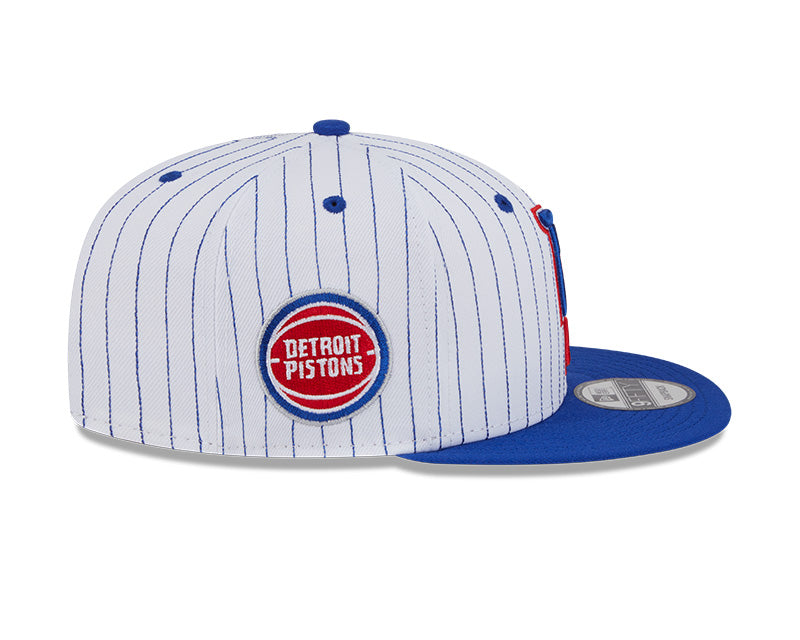 New Era Detroit Pistons Deceptor Pinstripe 9FIFTY Snapback Hat
