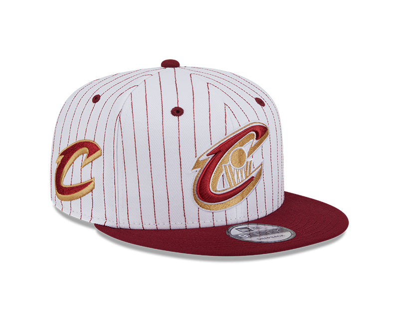 New Era Cleveland Cavaliers Deceptor Pinstripe 9FIFTY Snapback Hat