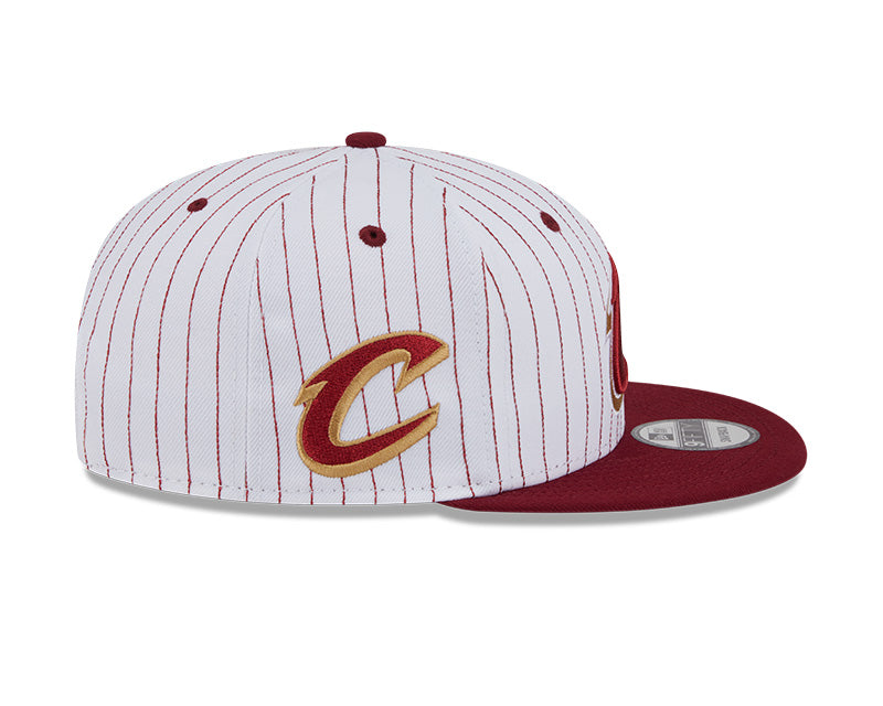 New Era Cleveland Cavaliers Deceptor Pinstripe 9FIFTY Snapback Hat