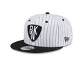 New Era Brooklyn Nets Deceptor Pinstripe 9FIFTY Snapback Hat