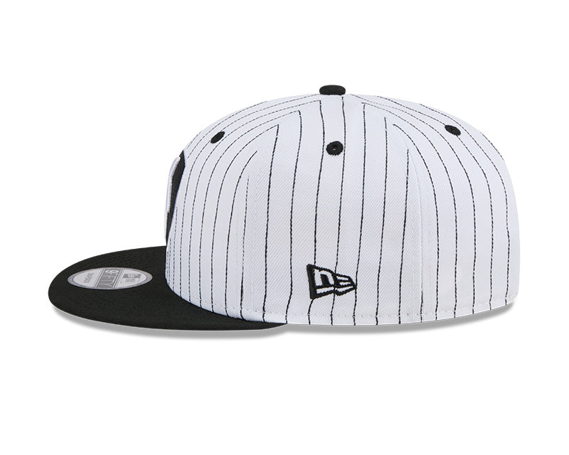 New Era Brooklyn Nets Deceptor Pinstripe 9FIFTY Snapback Hat