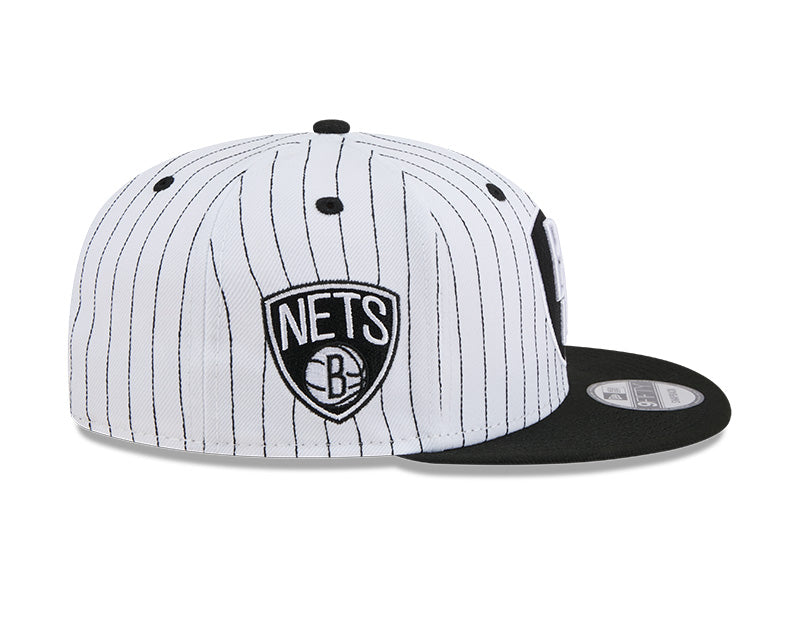 New Era Brooklyn Nets Deceptor Pinstripe 9FIFTY Snapback Hat