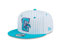 New Era Charlotte Hornets Deceptor Pinstripe 9FIFTY Snapback Hat