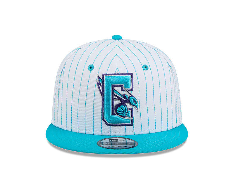 New Era Charlotte Hornets Deceptor Pinstripe 9FIFTY Snapback Hat