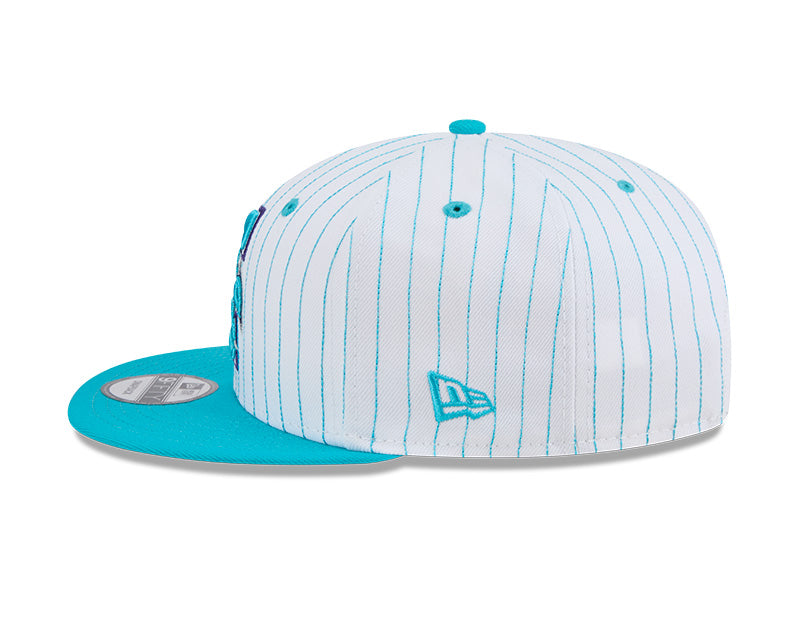 New Era Charlotte Hornets Deceptor Pinstripe 9FIFTY Snapback Hat