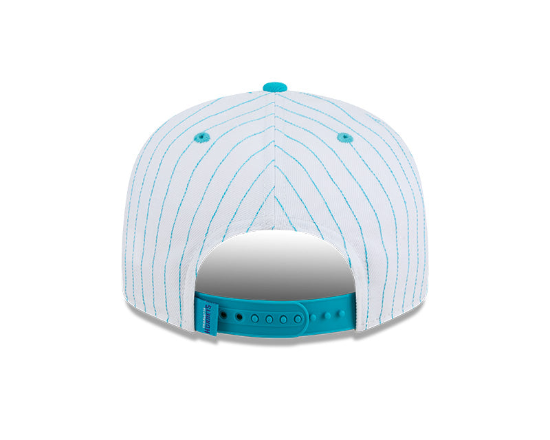 New Era Charlotte Hornets Deceptor Pinstripe 9FIFTY Snapback Hat
