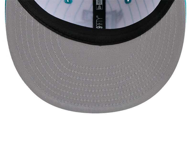 New Era Charlotte Hornets Deceptor Pinstripe 9FIFTY Snapback Hat