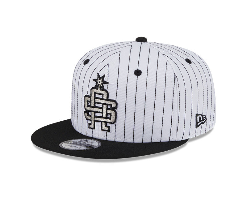 New Era San Antonio Spurs Deceptor Pinstripe 9FIFTY Snapback Hat