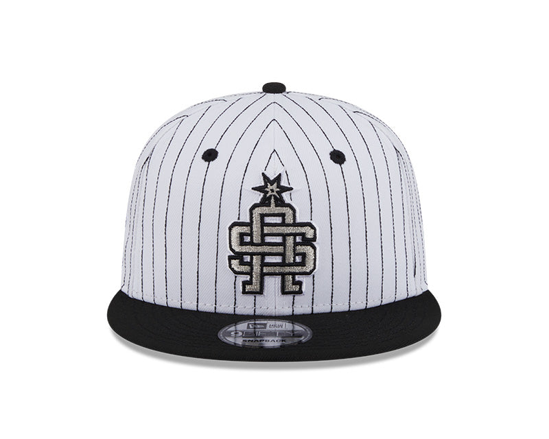 New Era San Antonio Spurs Deceptor Pinstripe 9FIFTY Snapback Hat