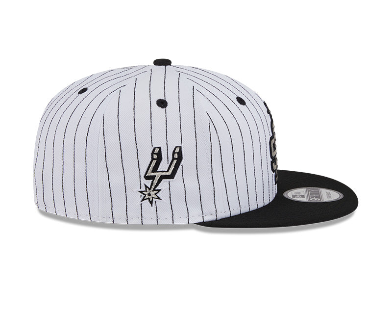New Era San Antonio Spurs Deceptor Pinstripe 9FIFTY Snapback Hat