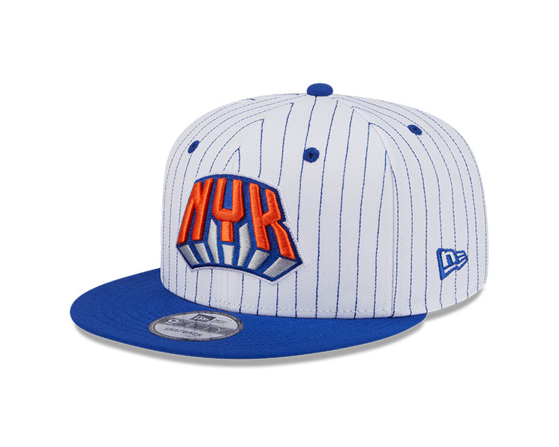 New Era New York Knicks Deceptor Pinstripe 9FIFTY Snapback Hat
