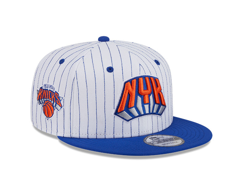 New Era New York Knicks Deceptor Pinstripe 9FIFTY Snapback Hat