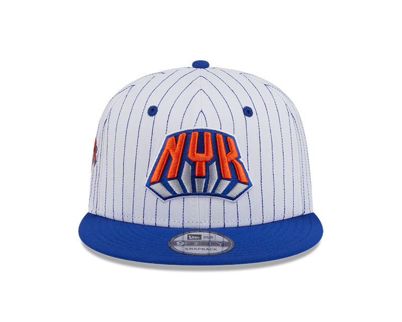 New Era New York Knicks Deceptor Pinstripe 9FIFTY Snapback Hat
