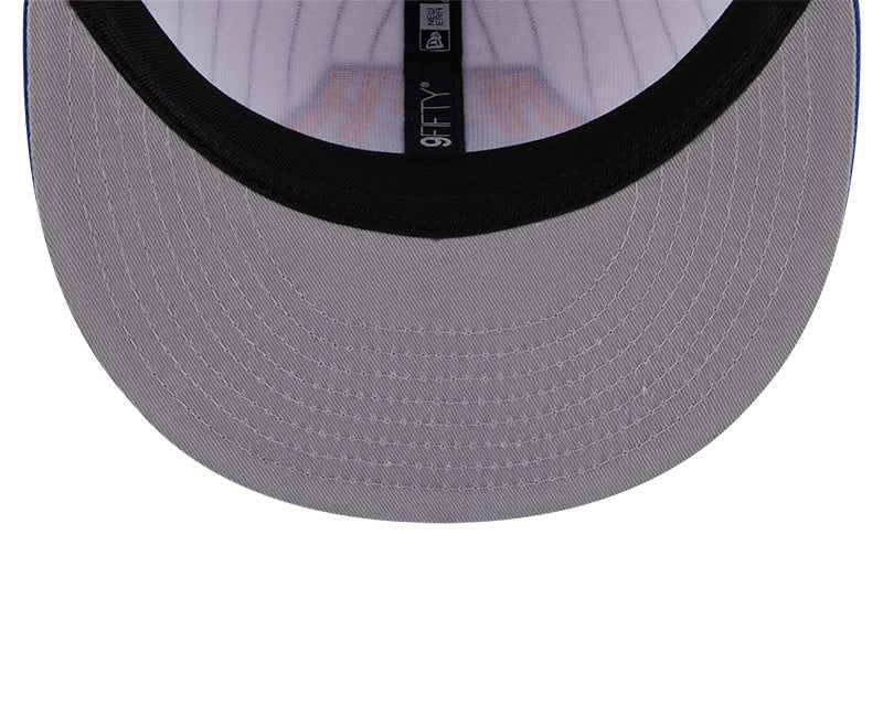 New Era New York Knicks Deceptor Pinstripe 9FIFTY Snapback Hat