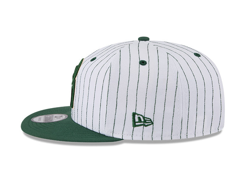 New Era Milwaukee Bucks Deceptor Pinstripe 9FIFTY Snapback Hat