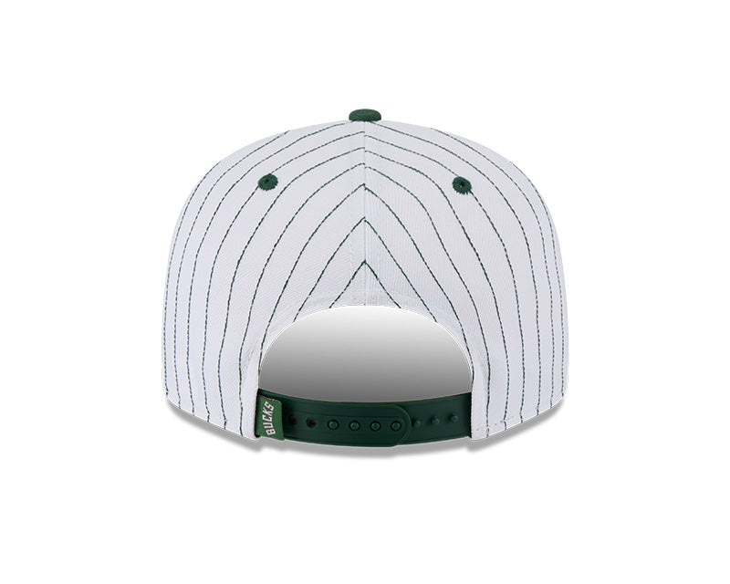 New Era Milwaukee Bucks Deceptor Pinstripe 9FIFTY Snapback Hat