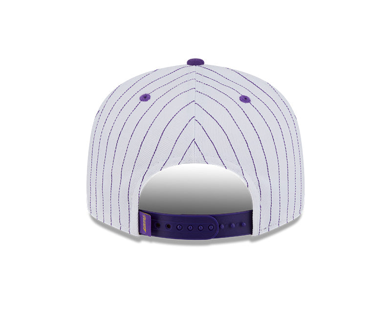 New Era Los Angeles Lakers Deceptor Pinstripe 9FIFTY Snapback Hat