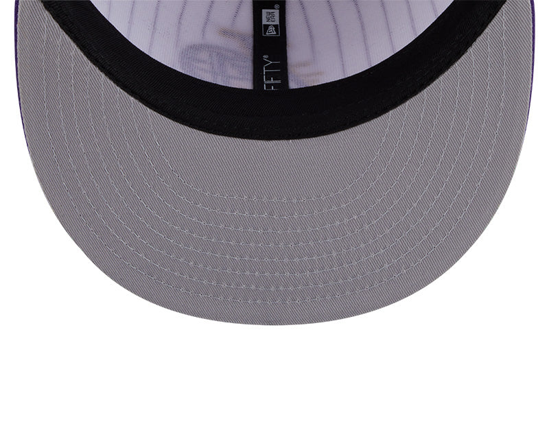 New Era Los Angeles Lakers Deceptor Pinstripe 9FIFTY Snapback Hat