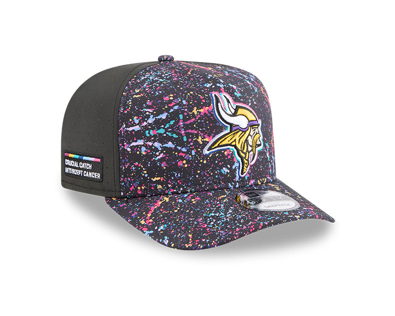 New Era Minnesota Vikings 2025 Crucial Catch 9FIFTY A-Frame Snapback
