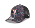 New Era San Francisco 49ers 2025 Crucial Catch 9FORTY M-Crown A-Frame Trucker Hat