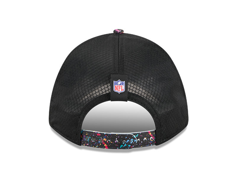 New Era San Francisco 49ers 2025 Crucial Catch 9FORTY M-Crown A-Frame Trucker Hat