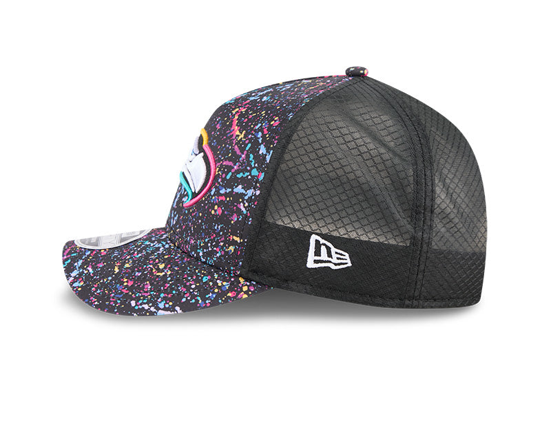 New Era Seattle Seahawks 2025 Crucial Catch 9FORTY M-Crown A-Frame Trucker Hat