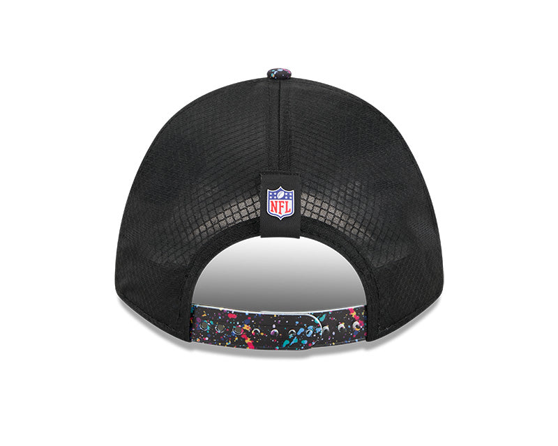 New Era Detroit Lions 2025 Crucial Catch 9FORTY M-Crown A-Frame Trucker Hat
