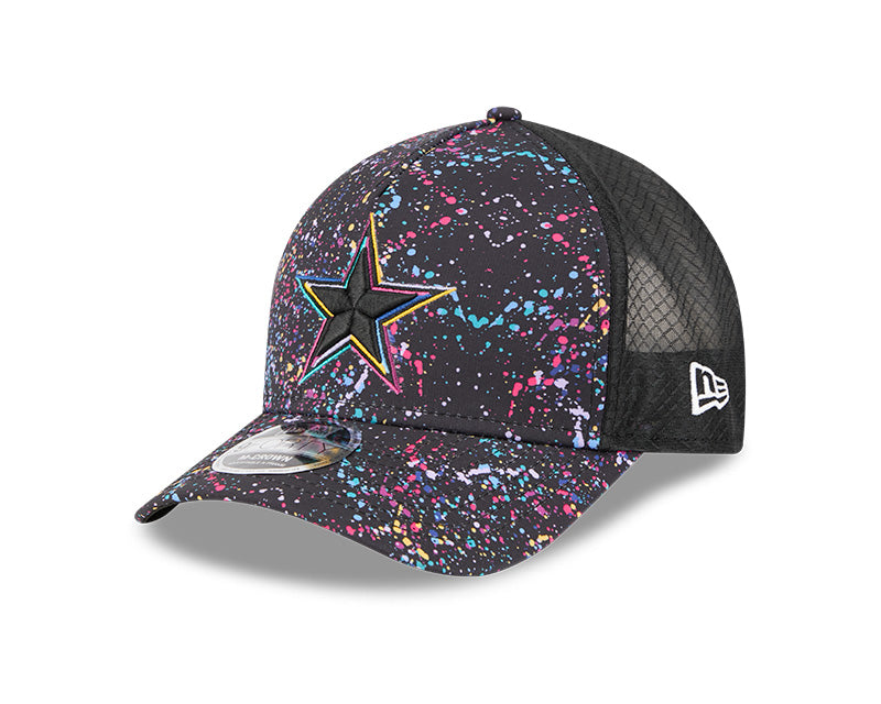 New Era Dallas Cowboys 2025 Crucial Catch 9FORTY M-Crown A-Frame Trucker Hat