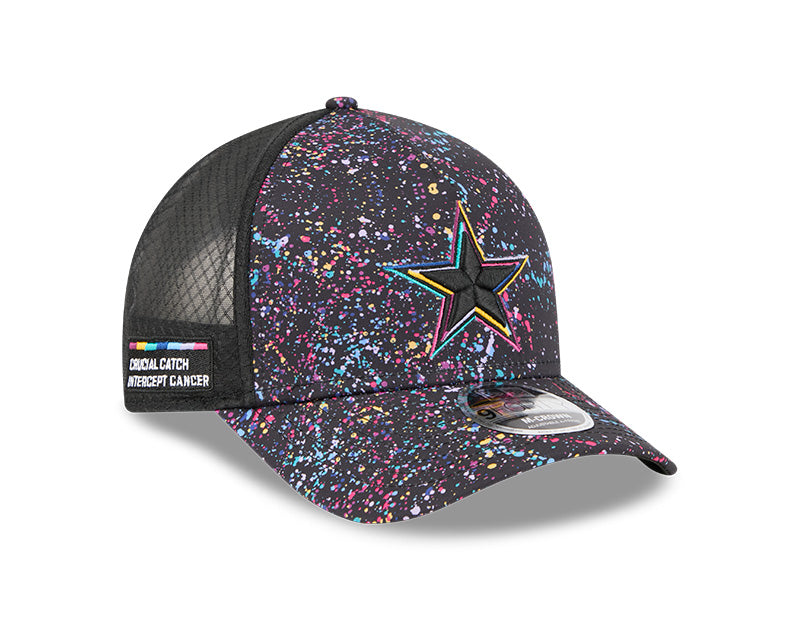 New Era Dallas Cowboys 2025 Crucial Catch 9FORTY M-Crown A-Frame Trucker Hat