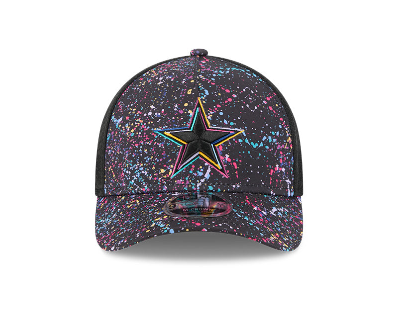 New Era Dallas Cowboys 2025 Crucial Catch 9FORTY M-Crown A-Frame Trucker Hat