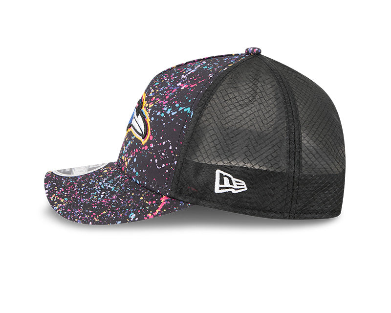 New Era Baltimore Ravens 2025 Crucial Catch 9FORTY M-Crown A-Frame Trucker Hat