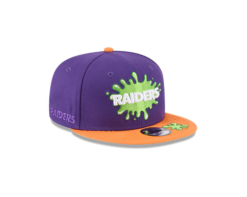 New Era Las Vegas Raiders Kids Nickelodeon Slime 9FIFTY Snapback Hat