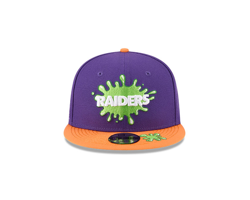 New Era Las Vegas Raiders Kids Nickelodeon Slime 9FIFTY Snapback Hat