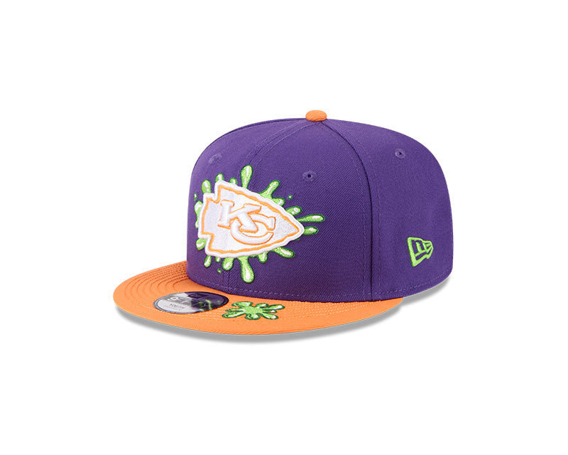 New Era Kansas City Chiefs Kids Nickelodeon Slime 9FIFTY Snapback Hat