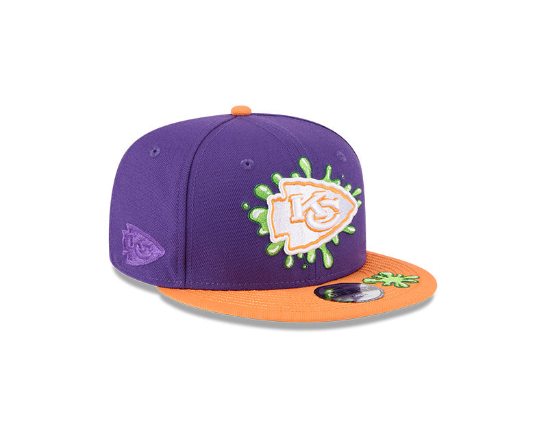 New Era Kansas City Chiefs Kids Nickelodeon Slime 9FIFTY Snapback Hat