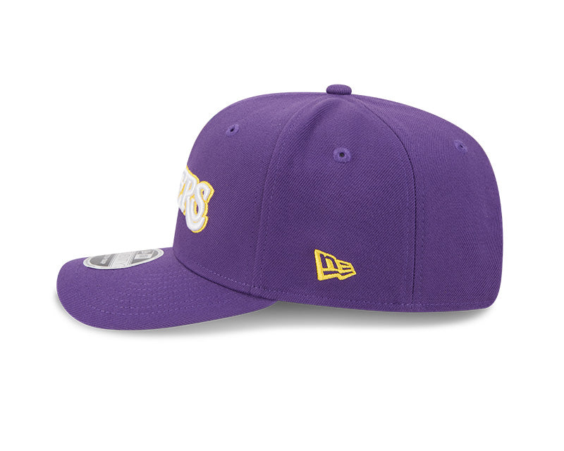New Era Los Angeles Lakers Statement Edition 9SEVENTY Stretch-Snap Hat