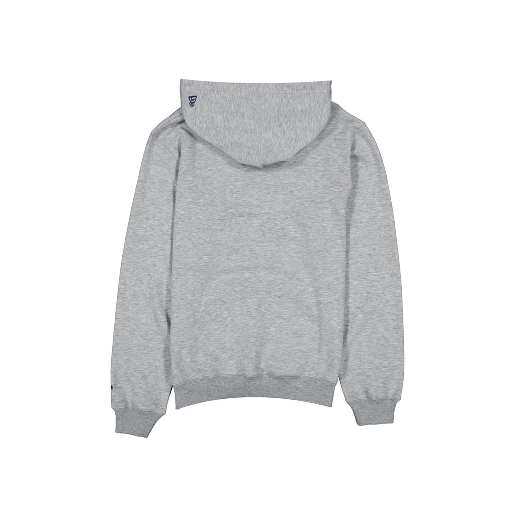 New Era New York Yankees Game Day heather grey hoodie - back