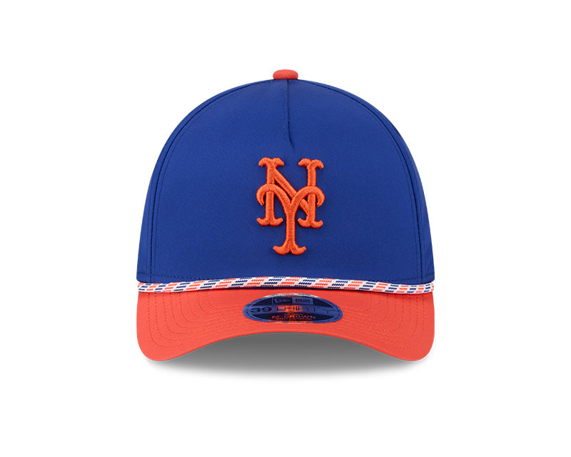 New Era New York Mets Rope M-Crown A-Frame 39THIRTY Flex Hat