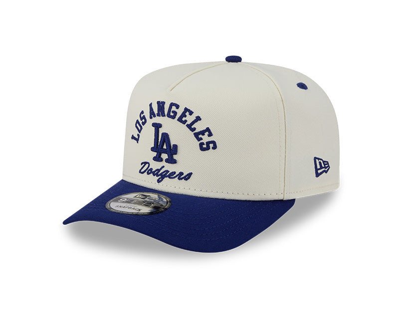 New Era Los Angeles Dodgers Arched Chrome White 9FIFTY A-Frame Snapback