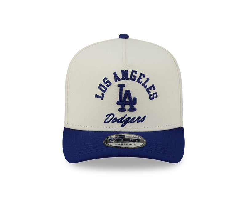 New Era Los Angeles Dodgers Arched Chrome White 9FIFTY A-Frame Snapback