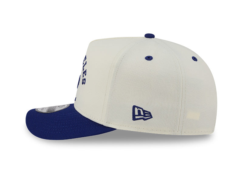 New Era Los Angeles Dodgers Arched Chrome White 9FIFTY A-Frame Snapback