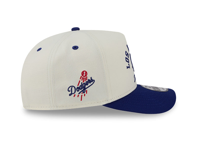 New Era Los Angeles Dodgers Arched Chrome White 9FIFTY A-Frame Snapback