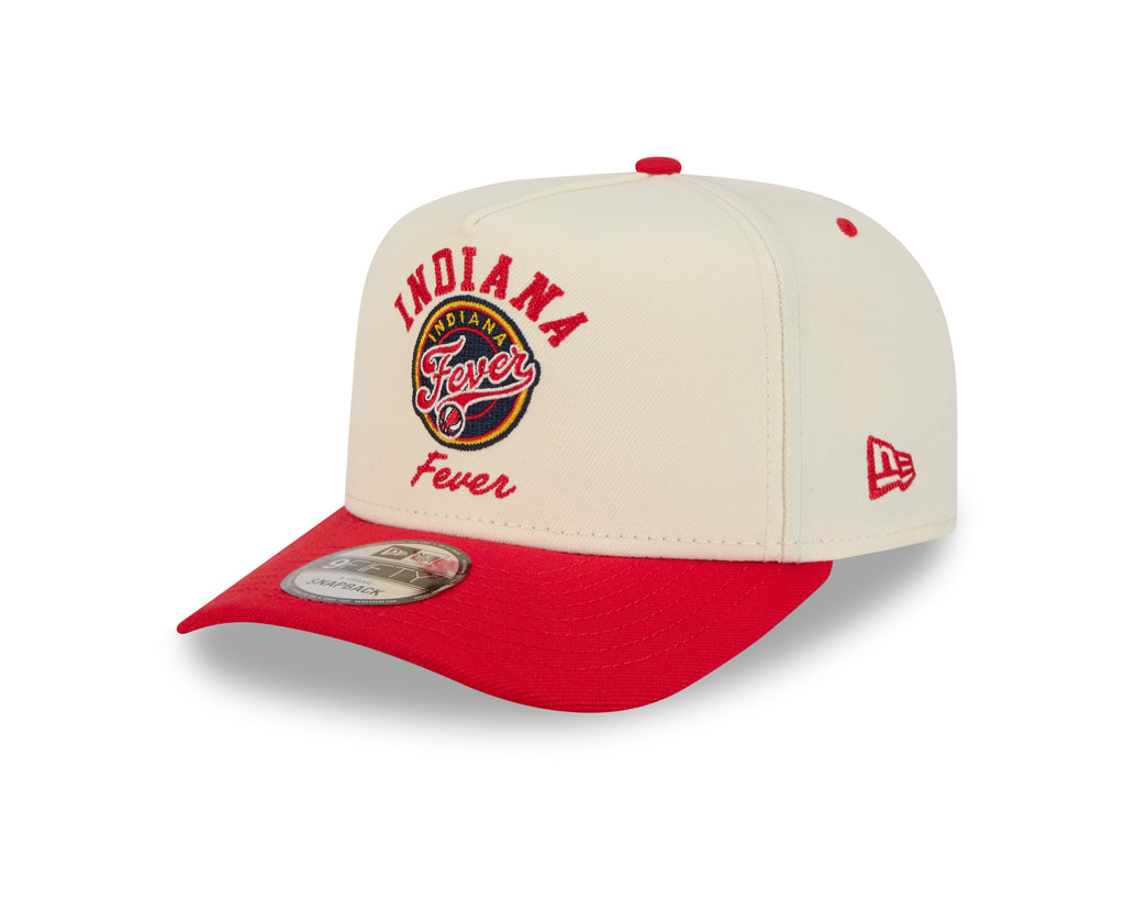 New Era Indiana Fever Arched 9FIFTY A-Frame Snapback Hat