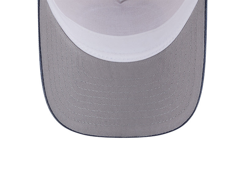 New Era Boston Red Sox Frayed M-Crown A-Frame 9FORTY Trucker Adjustable Hat