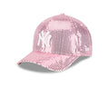 New Era Women's New York Yankees Sequin Pink 9FORTY M-Crown Snapback