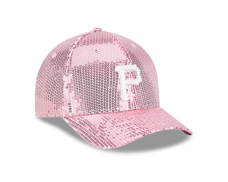 New Era Women's Pittsburgh Pirates Sequin Pink 9FORTY M-Crown Snapback