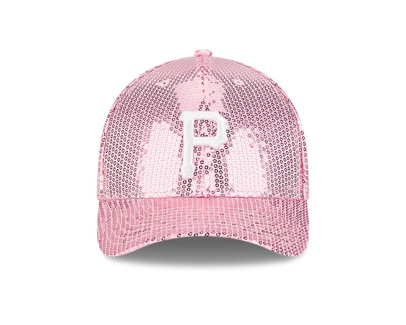 New Era Women's Pittsburgh Pirates Sequin Pink 9FORTY M-Crown Snapback