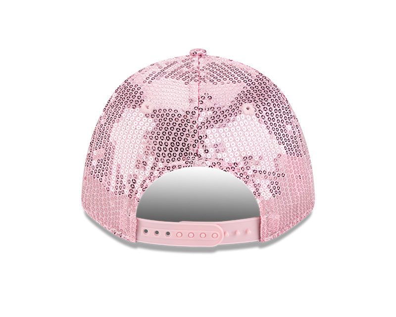 New Era Women's Pittsburgh Pirates Sequin Pink 9FORTY M-Crown Snapback